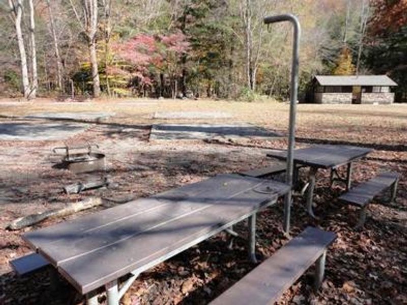 Alternate view of a campsite in the group campground 