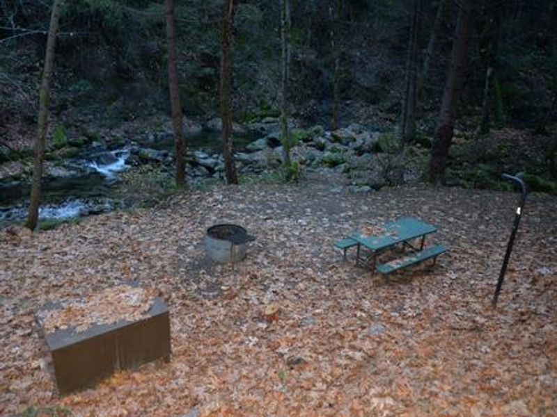 Crystal Creek Campground Site 1