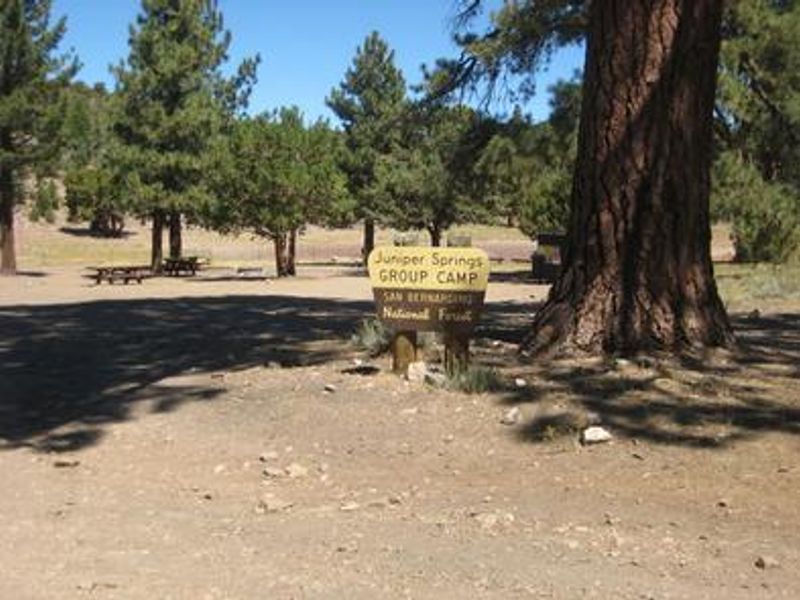 Juniper Springs Group Campground Sign