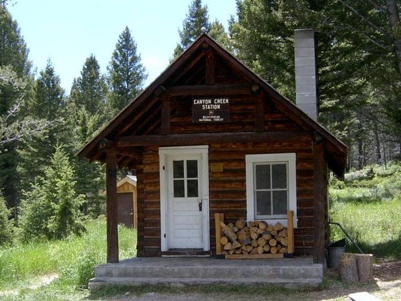 Summer - Canyon Creek cabin.