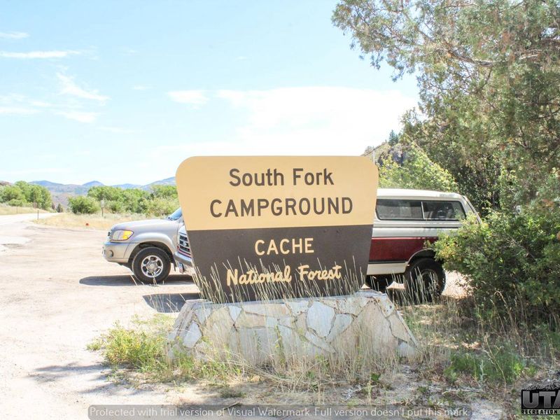South Fork Campground sign