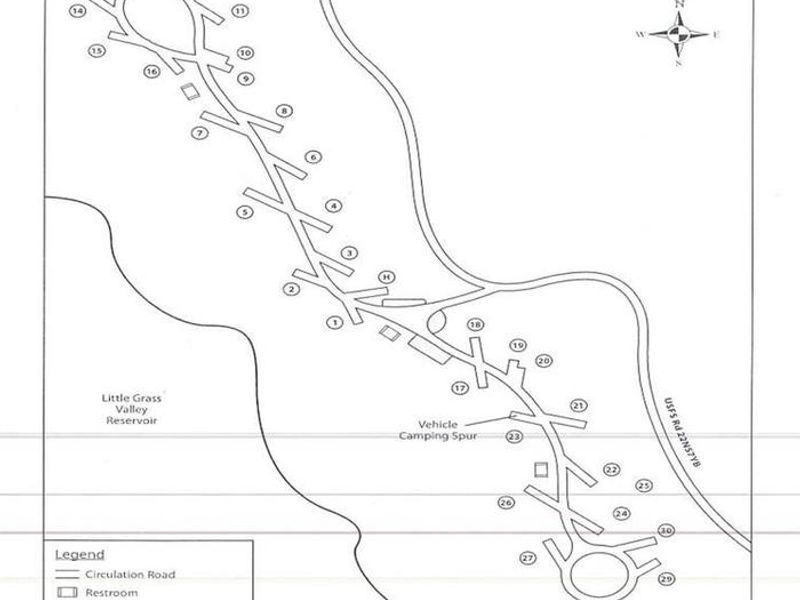 Wyandotte campground Map