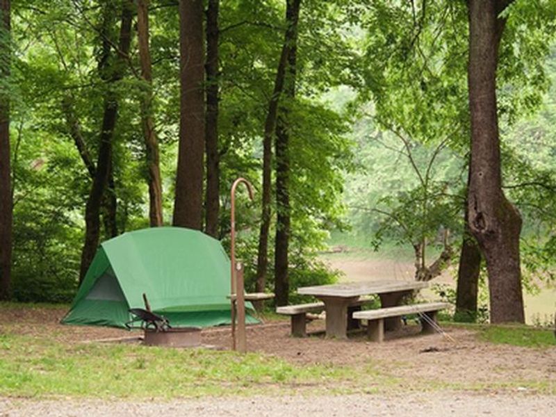 Houchin Ferry Campground sites may be primitive sites - but they're welcoming.