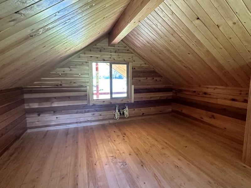 Cabin loft area