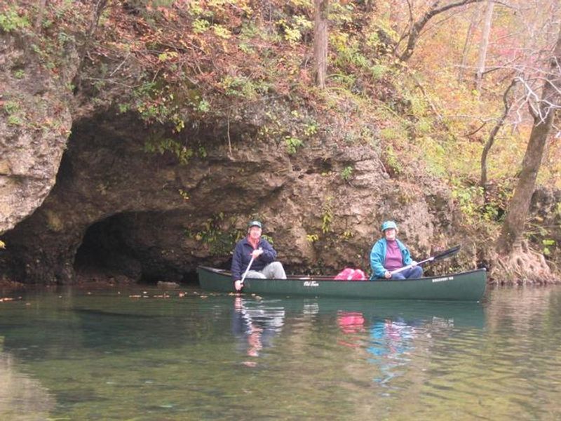 Canoeists on the Current River