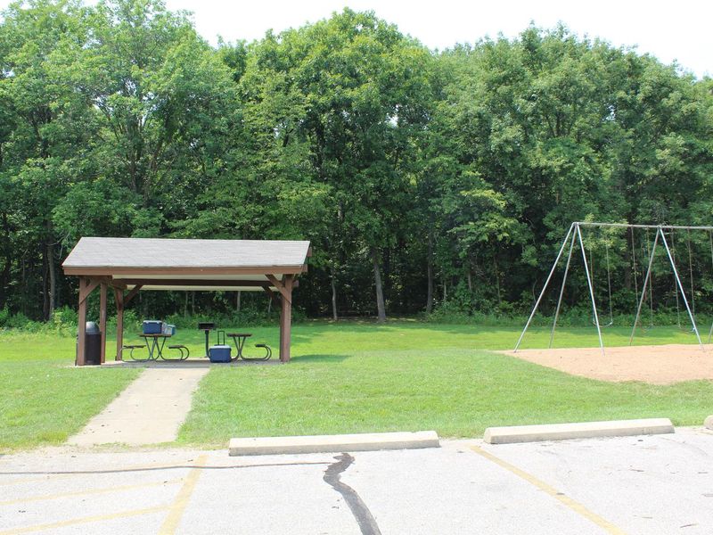 Beach Shelter and swing set area