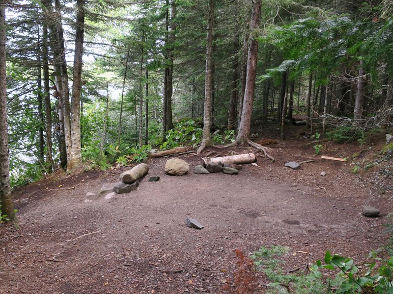 A tent site waiting for you...