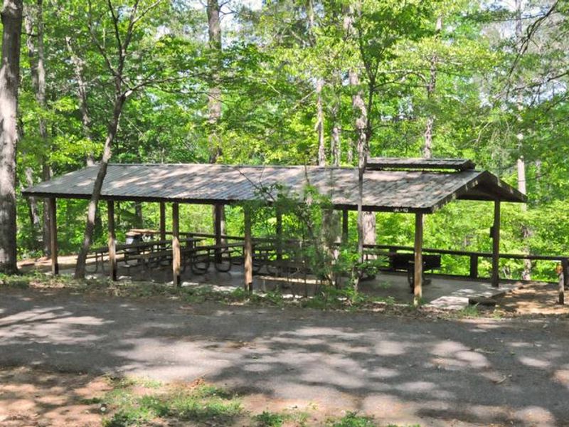 Sweetwater Campground Group Campsite 28 A-H Pavilion.