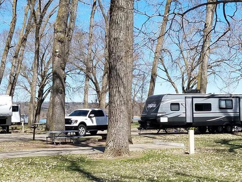 Sunny day at Cottonwood Campground