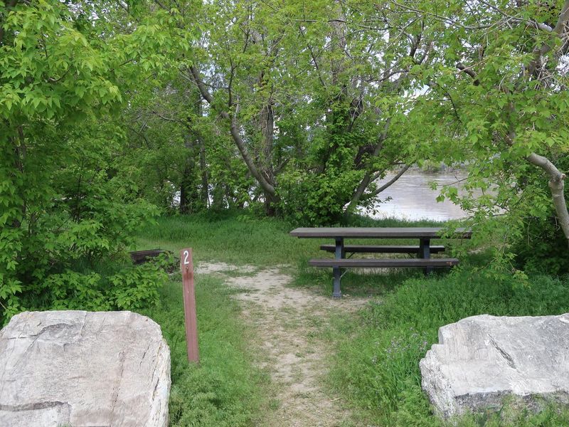 Campsite 2 Rainbow Park campground