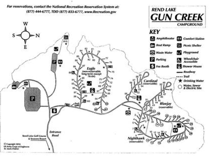 Map of the Campground