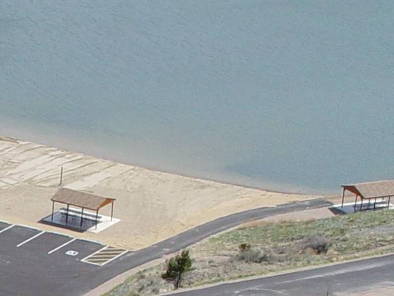 BLM White Sandy Campground beach area.