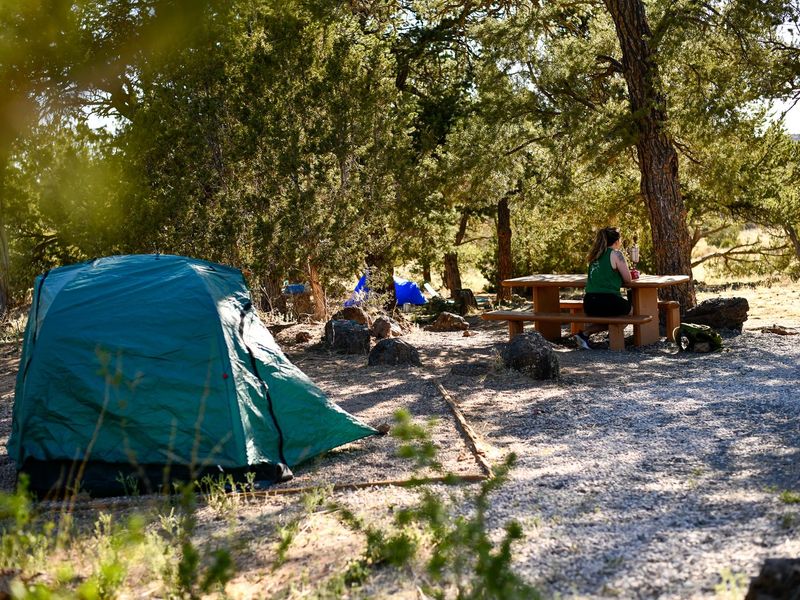 Nine, first come first served sites are available at the campground.