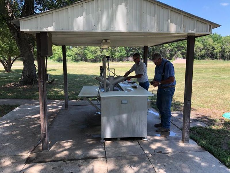 Methodist Cove fish cleaning station