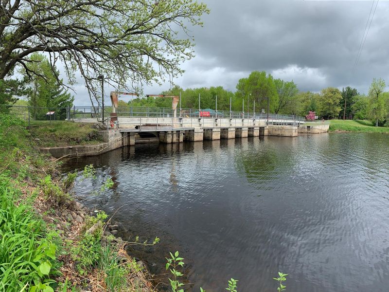 Upstream of the Sandy Lake Dam