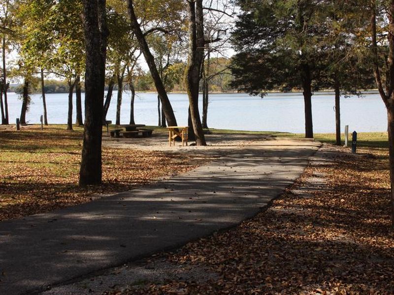 Seven Points Campground Lakefront Campsite