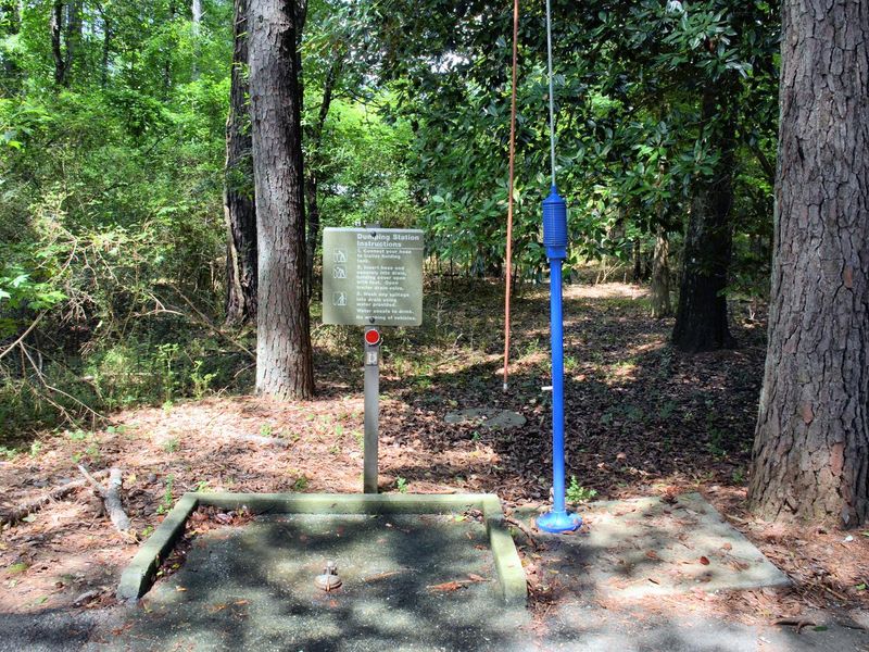 Victoria Campground Dump Station Near Gatehouse, East Side