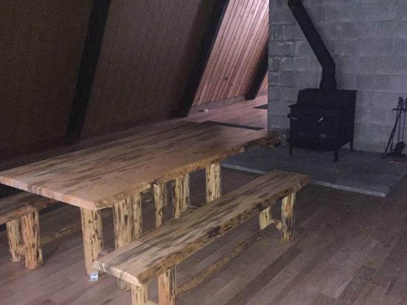 Beaver Creek A-Frame interior