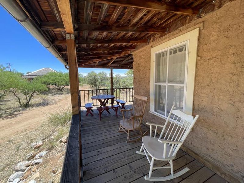 Front porch of Kentucky Camp.