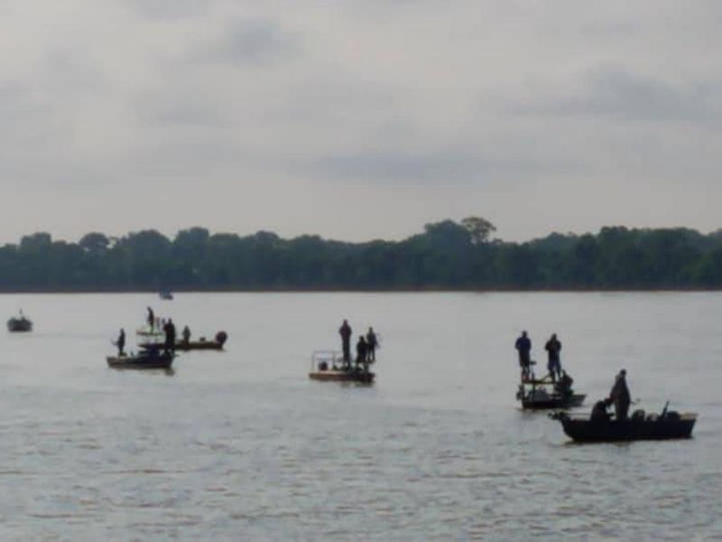 Fishing Hot Spot below Gavins Point Dam