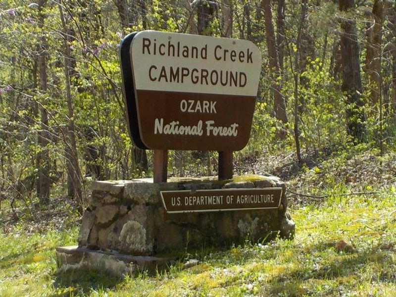 Campsite Entrance Sign