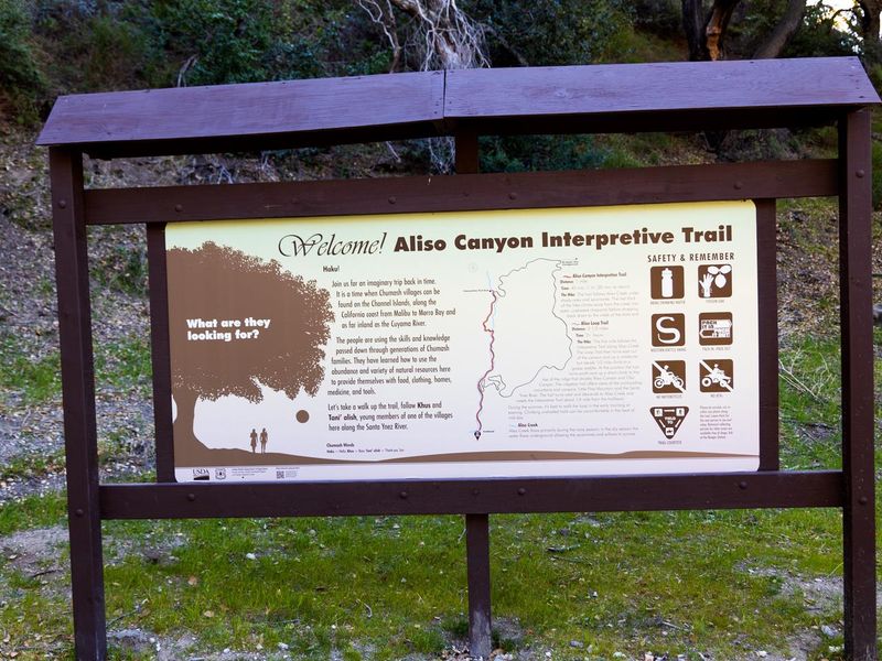 Aliso Trailhead at back of Sage Hill Campground