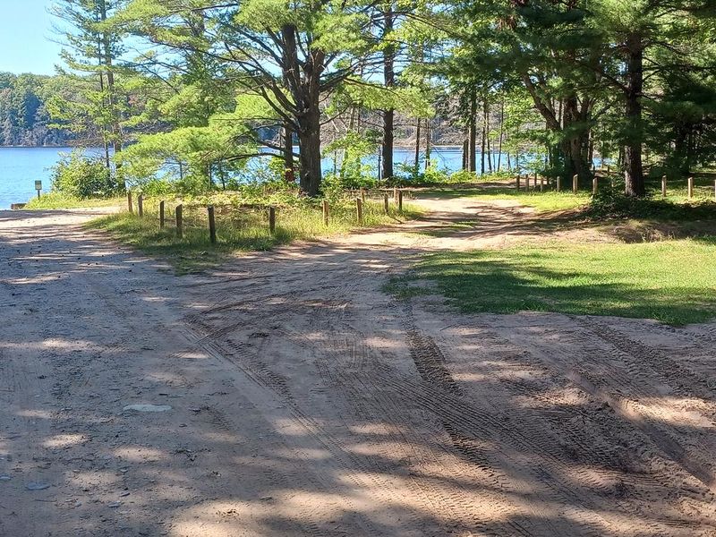  View of Chicago Lake from the road into sites 3 and 4