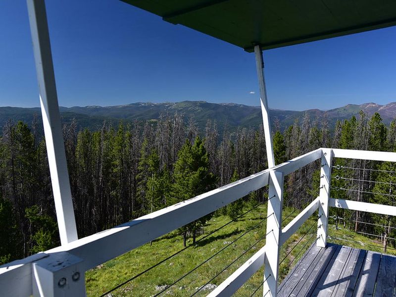 view from the catwalk at the lookout