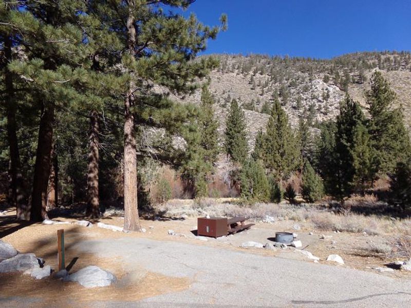 Big Pine Creek Campground campsite.