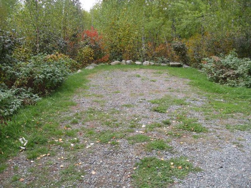 One of eight camping spurs in the group camp site.