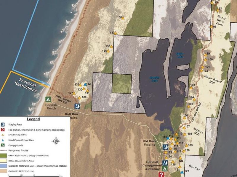 This is a portion of the South Riding Area OHV Map