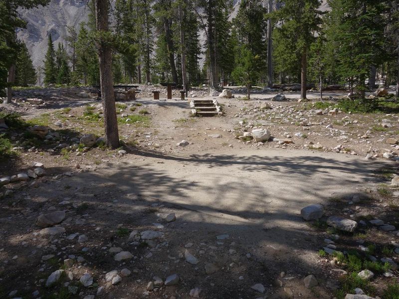 One of Two Tent Pads at Site 3 (Double Site)