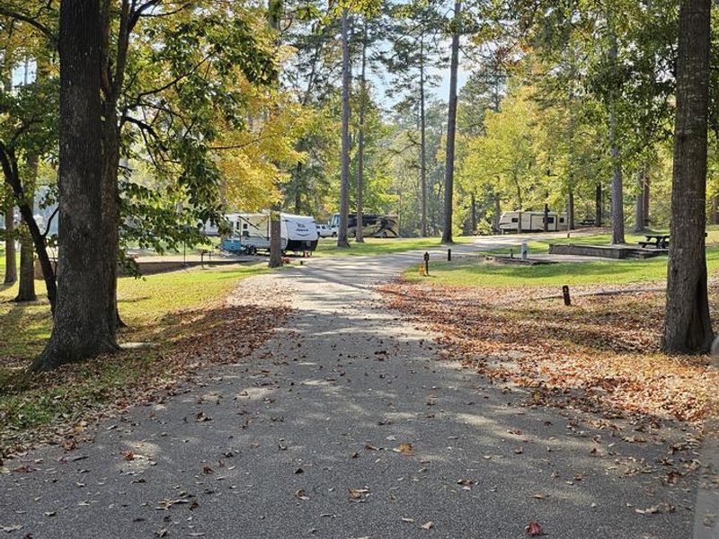 roadway into the water side sites