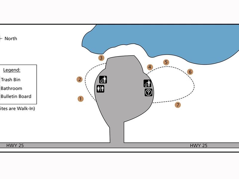 Cloverleaf Campground Site Map