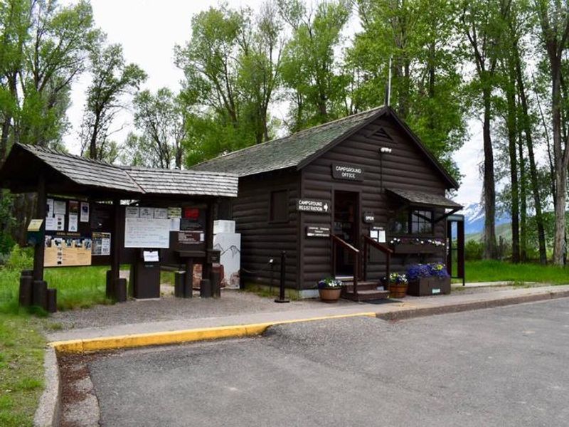 The campground’s location next to the Gros Ventre River offers some of the best opportunities in the park for wildlife sightings, as bison, moose, mule deer and a wide variety of birds are known to frequent the area. For avid anglers, the Gros Ventre River offers plentiful cutthroat trout, brook trout, and whitefish. While none of Gros Ventre’s campsites are on the river, all are within walking distance. 