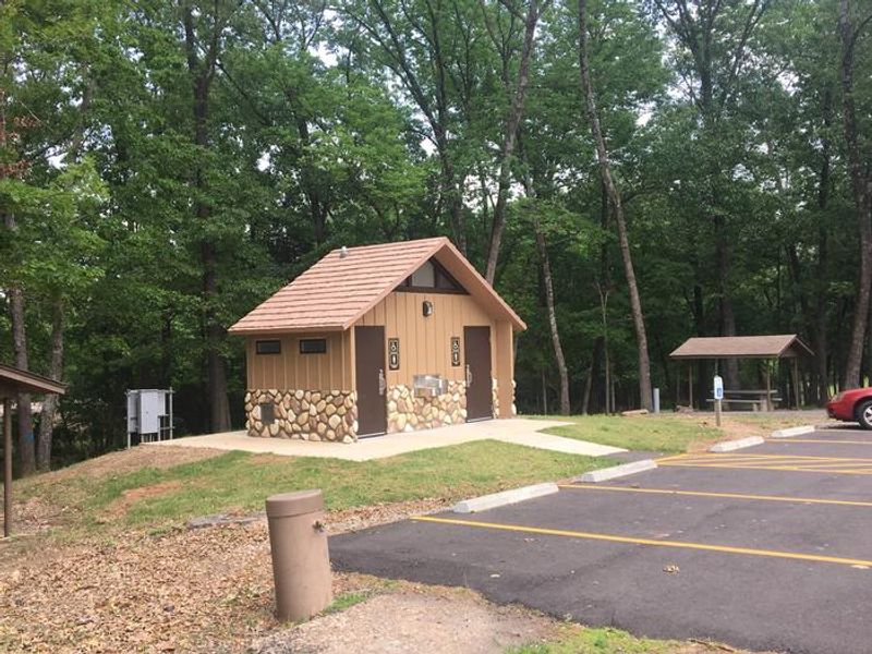 Restroom with Flush Toilets