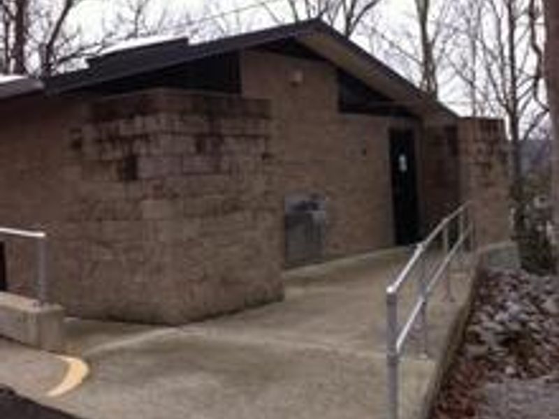 Restroom/shower house at Fall Creek