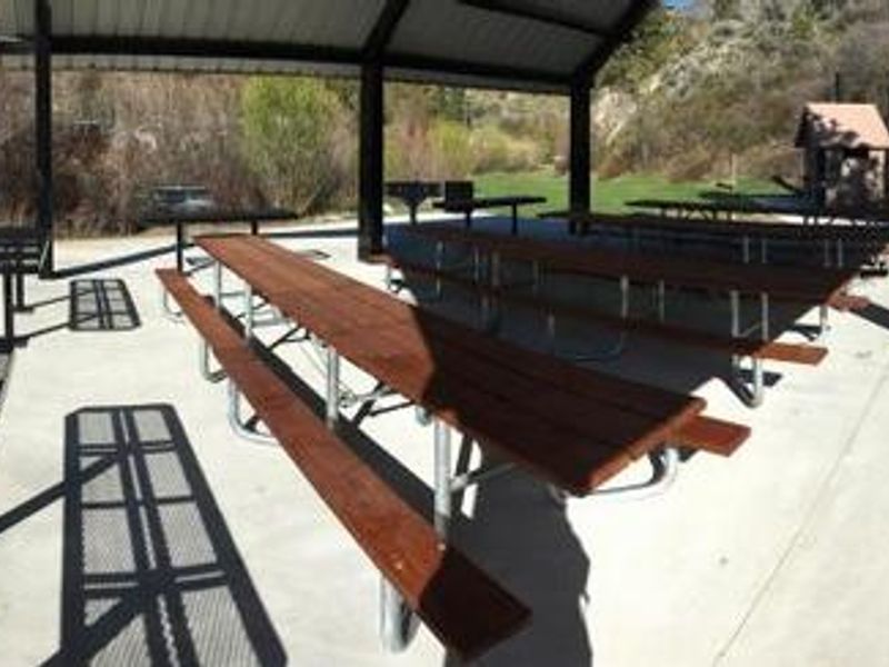 Robie Creek Group Shelter Tables and High Tables