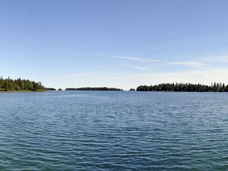 Malone Bay Campground is a popular spot on the south shore of the park.