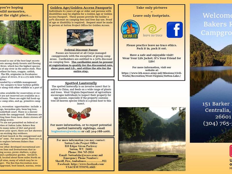 Bakers Run Brochure page 1