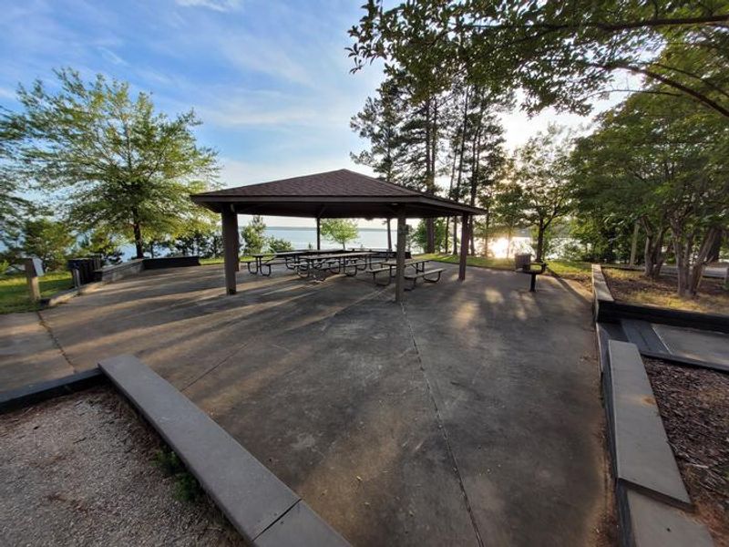Clarks Hill Park Hannah Point Group Shelter