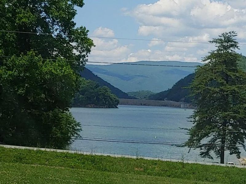 Watauga Lake next to Campground