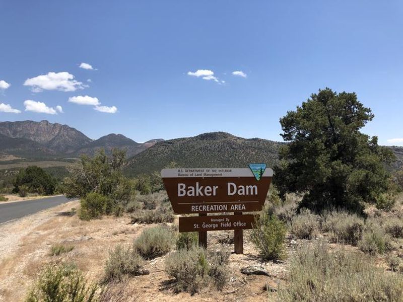 Baker Dam Sign