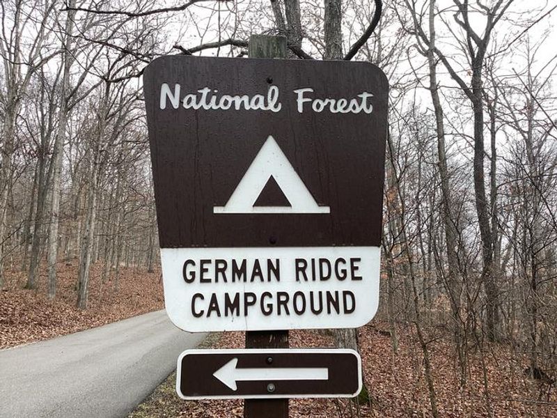 A photo of facility German Ridge Campground  with No Amenities Shown