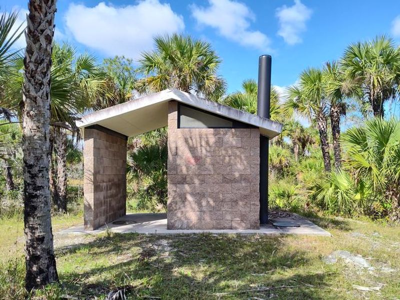Vault Toilet at Gator Head Campground