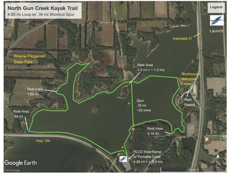 North Gun Creek Kayak Trail