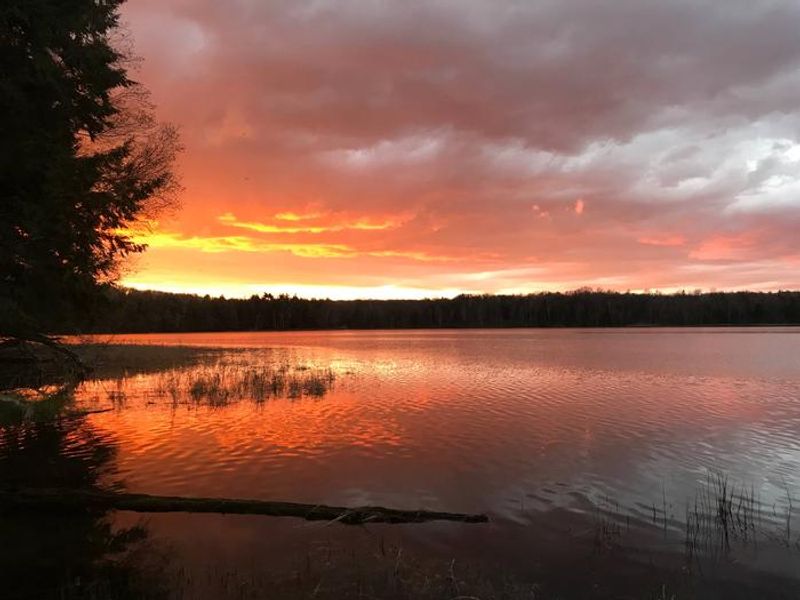 Sunset over the Lake
