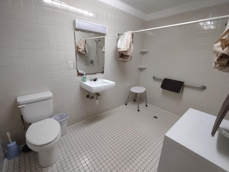 There is one bathroom in the cabin