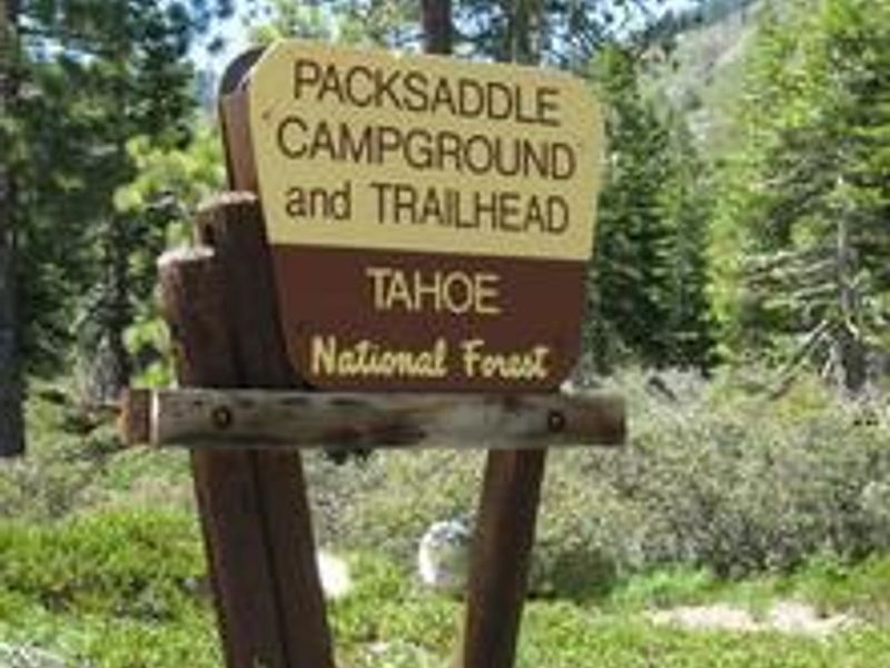Packsaddle Campground Entrance Sign