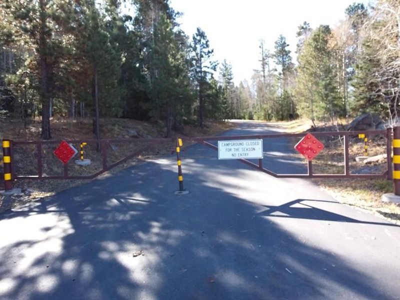 Rainbow Campground Entrance Gate